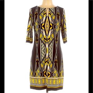 Sandra Darren Sheath dress. Beautiful pattern